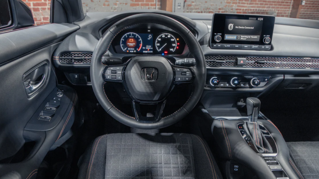 2023 Honda HR-V Press Reveal at MG Studio Small SUV Crossover Sport front interior