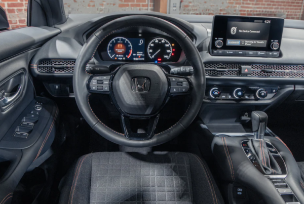 2023 Honda HR-V Press Reveal at MG Studio Small SUV Crossover Sport front interior