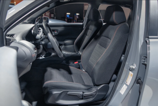 2023 Honda HR-V Press Reveal at MG Studio Small SUV Crossover gray Sport interior